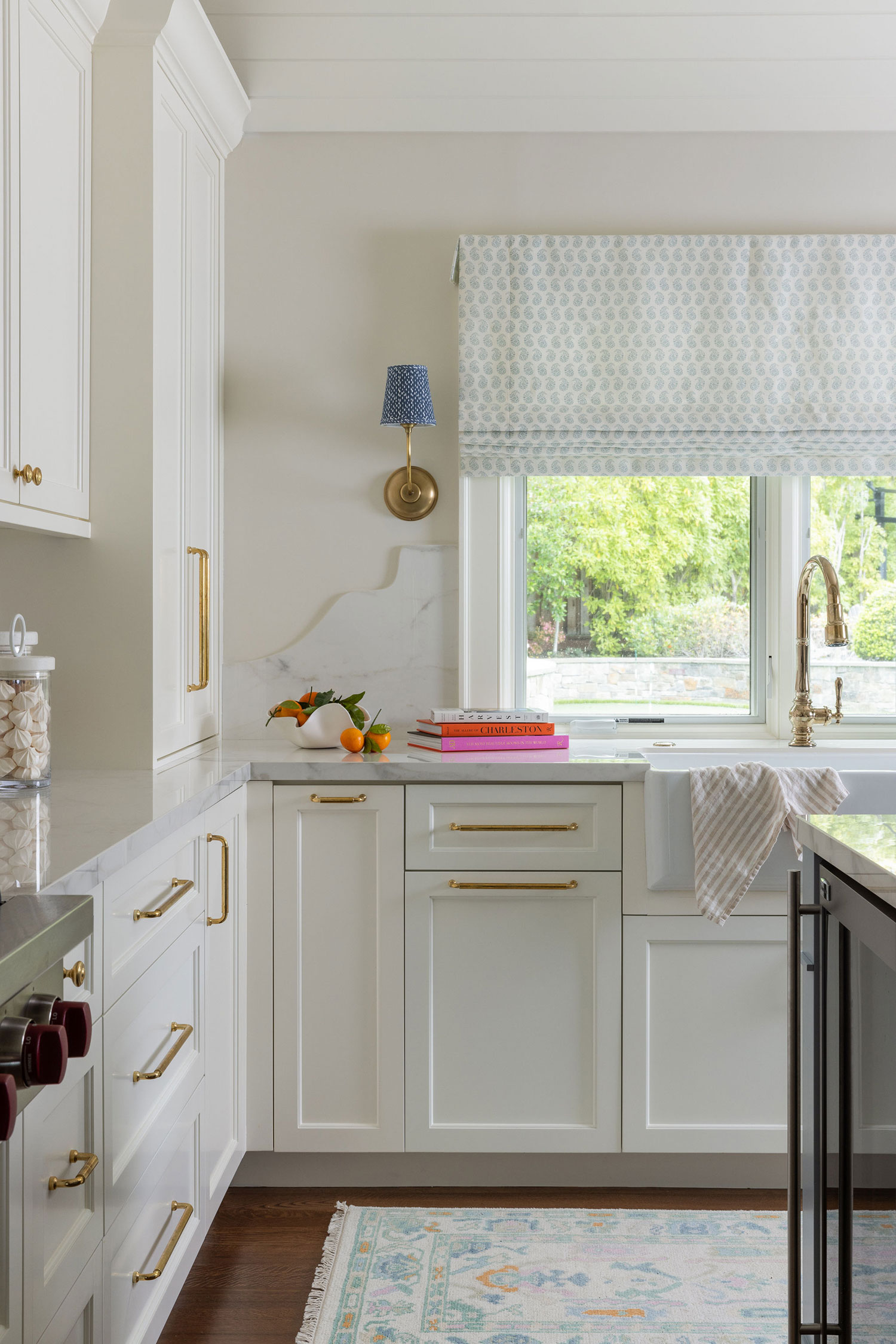 Sink in Hillsborough Kitchen by Collected Interiors
