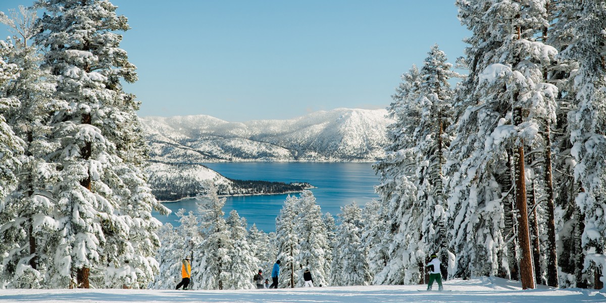 Skiing Lake Tahoe