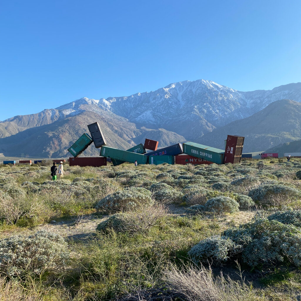 Sleeping Figure by Matt Johnson at Desert X 2023