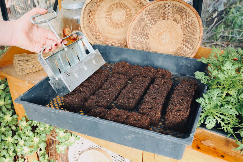 Soil Blocker in Action