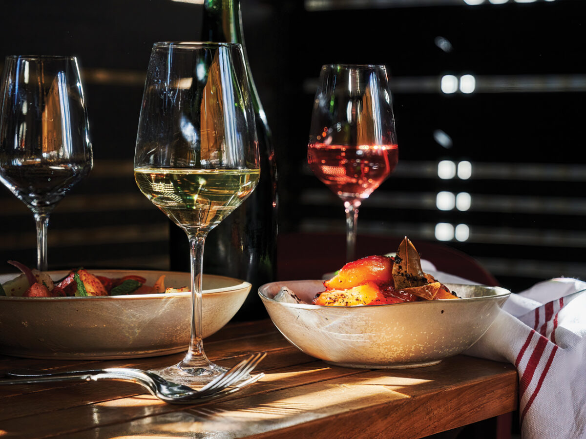 Sonoma Valley Restaurant Food and Wine Detail