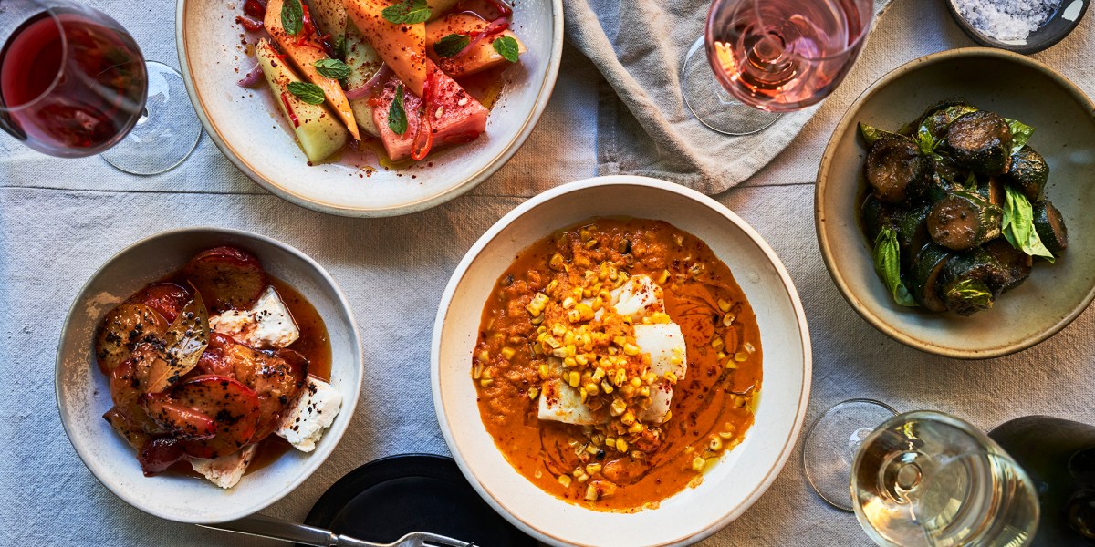 Overhead Shot of Valley Food and Wine