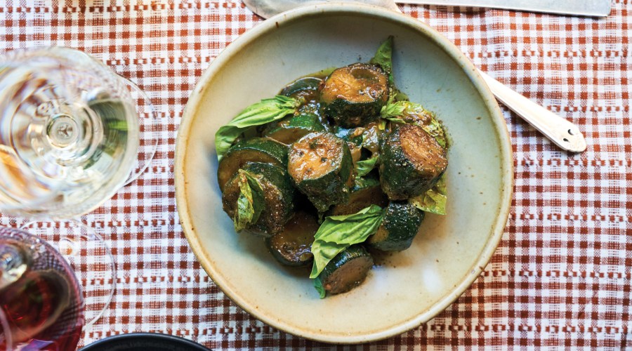 Zucchini with Basil and Butter