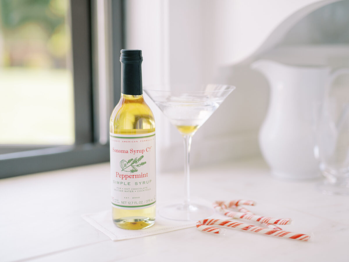 A Very Merry Peppermint Martini
