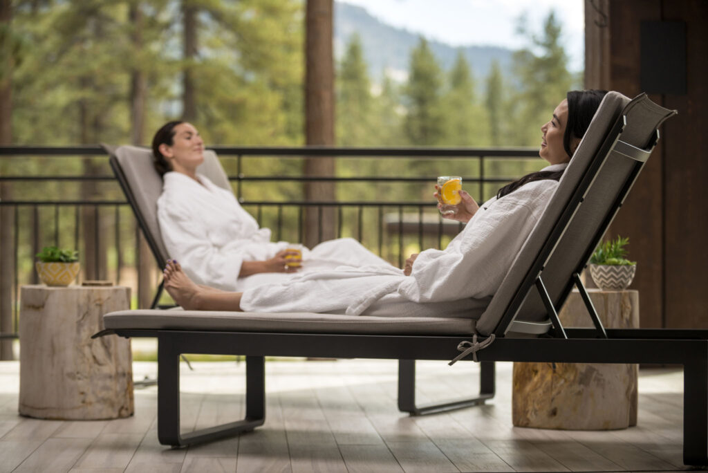 Two Women at South Lake Tahoe Spa