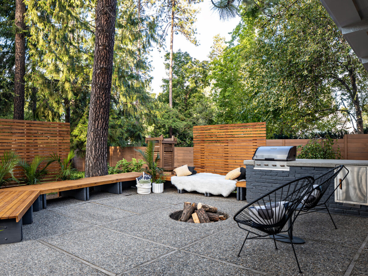 Hissong Residence Backyard Fire Pit