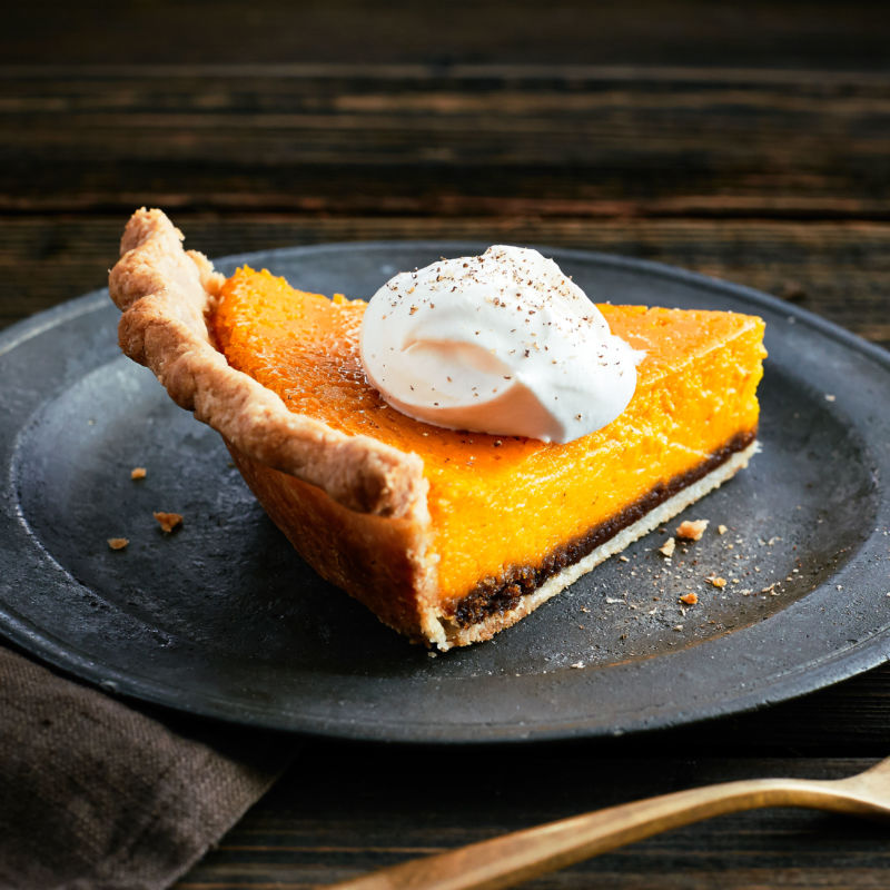 Kabocha Squash Creme Fraiche Pie