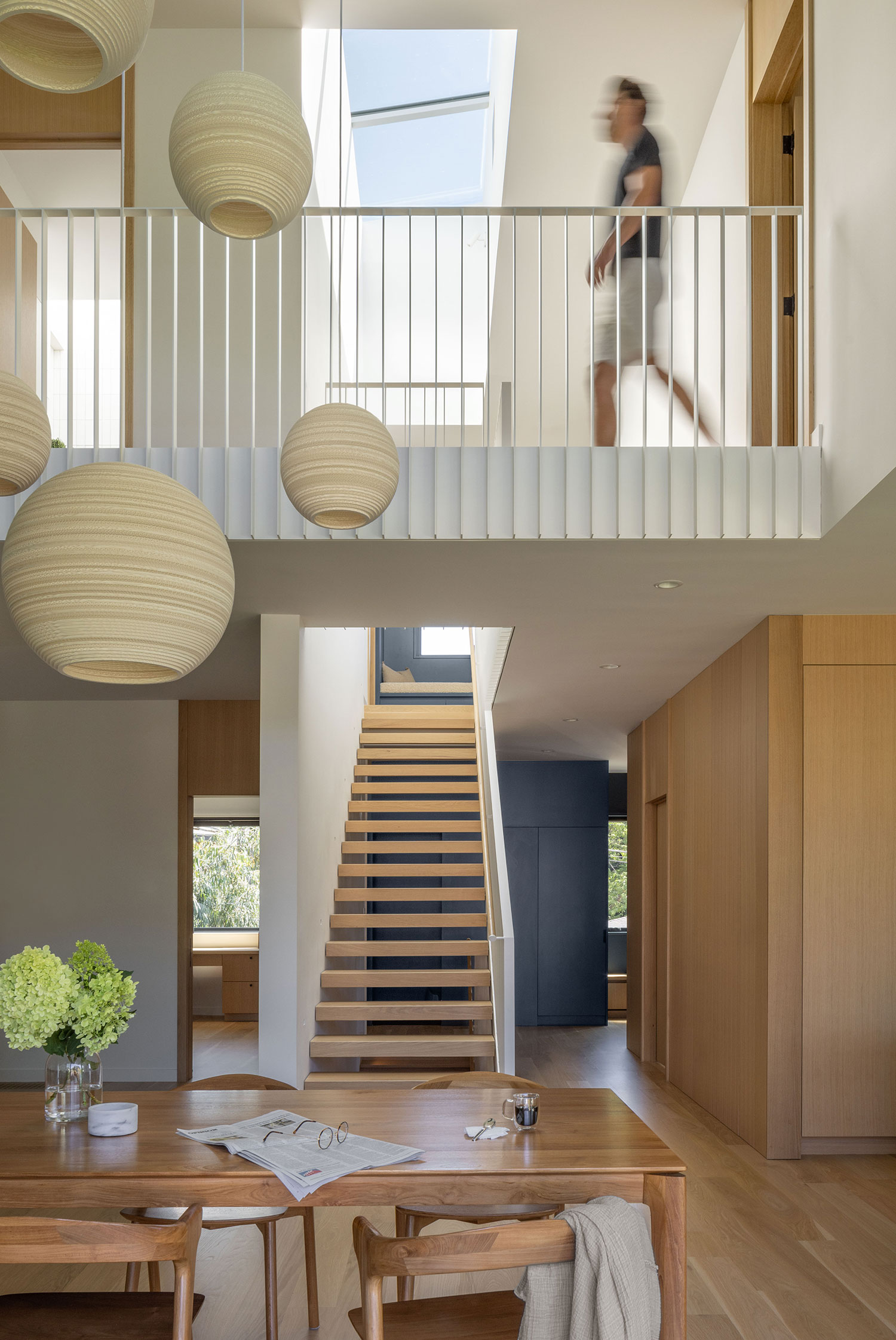 Staircase in Seattle House by Analog Architecture and Design