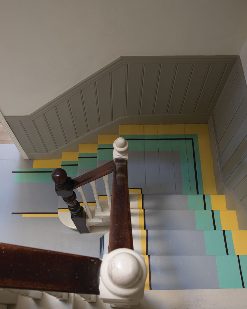 Stairs Painted Border