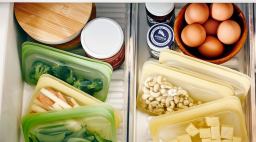 stasher bag storage containers meal prep
