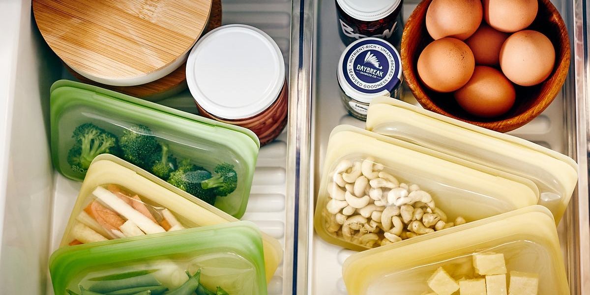 stasher bag storage containers meal prep