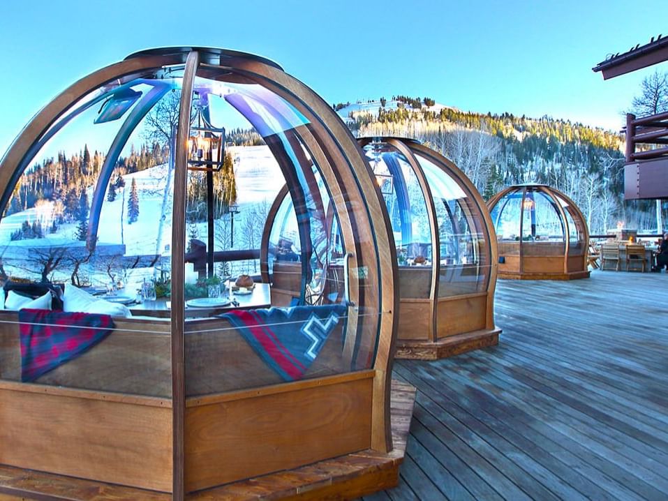 Alpenglobes at Stein Eriksen Lodge Deer Valley