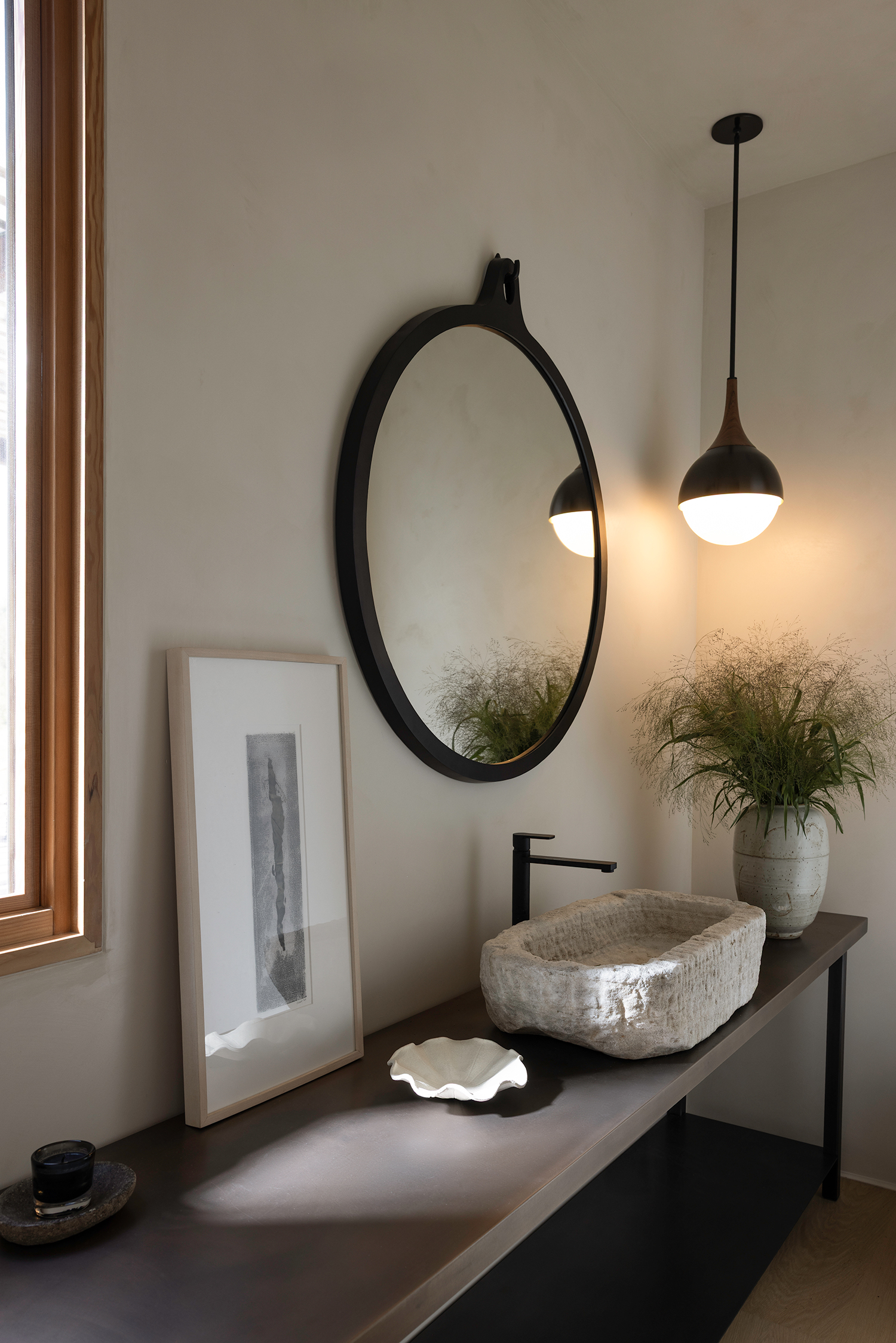 Stone Sink Sonoma House by Westward Atelier