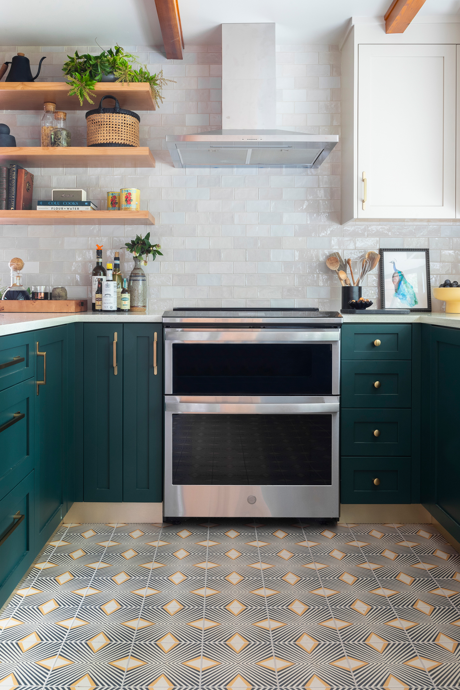 Stove in Vashion Island Kitchen by Waldron Designs