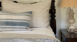 Striped Bedding Grandmillennial Style