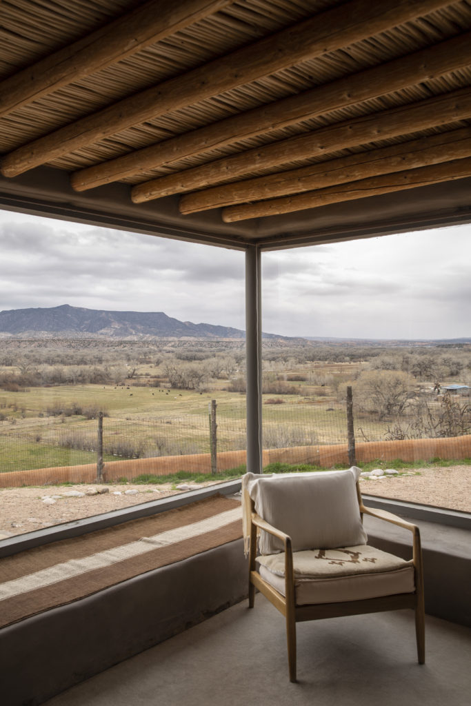 Abiquiu Home and Studio, Bedroom Interior