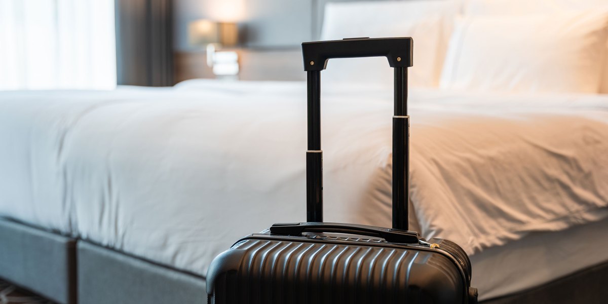 Suitcase Hotel Room