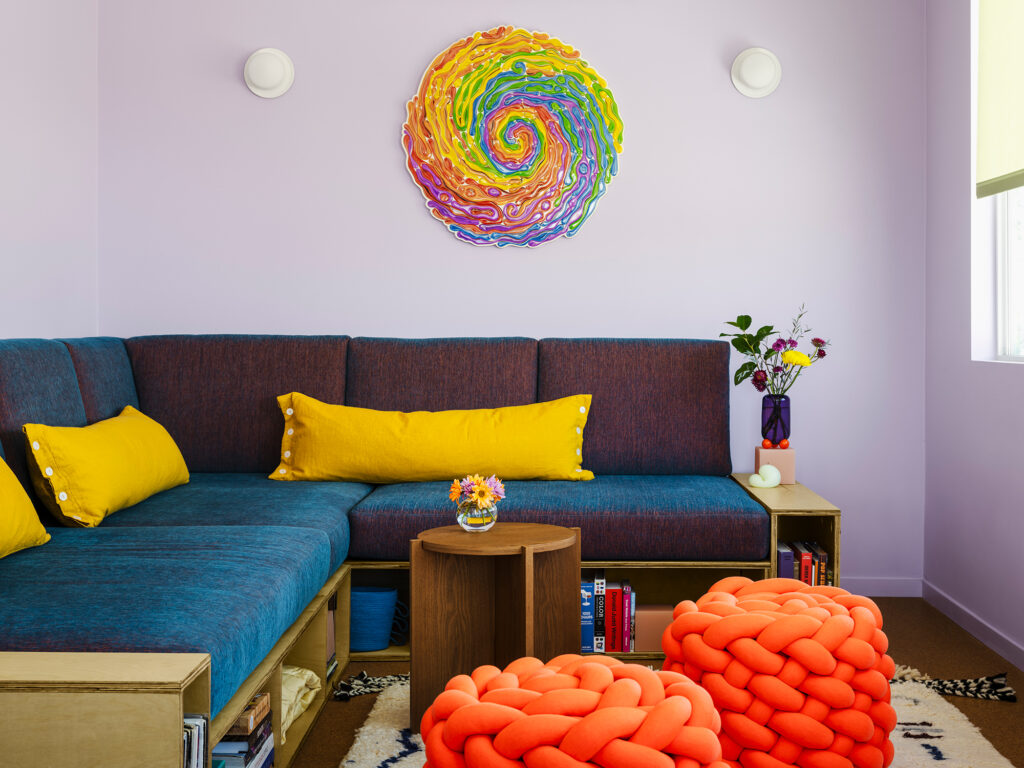 Sunroom Seating Area in Yucca Valley House by Leah Ring Another Human