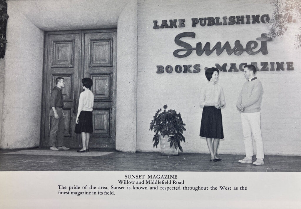 Sunset Magazine Menlo Atherton Yearbook