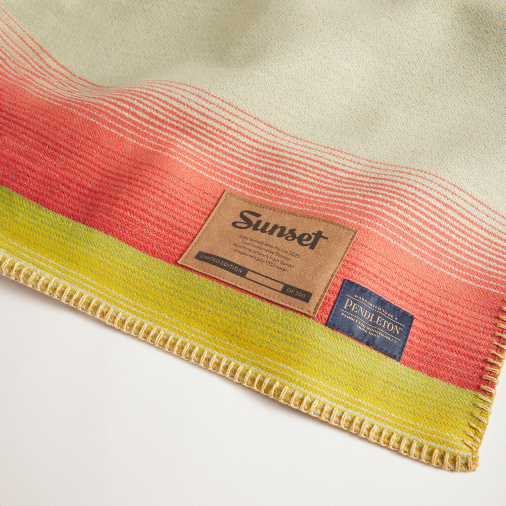 Sunset Pendleton Blanket Tag