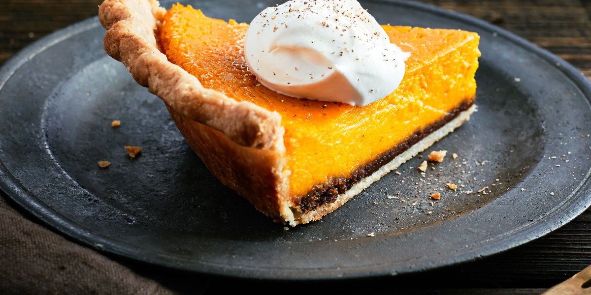 Kabocha Squash Creme Fraiche Pie