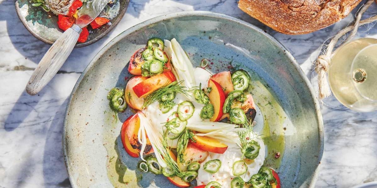 Summer Stone Fruit Burrata