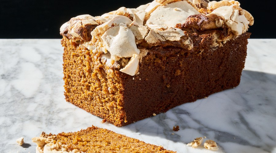 Sweet Potato Tea Cake With Meringue