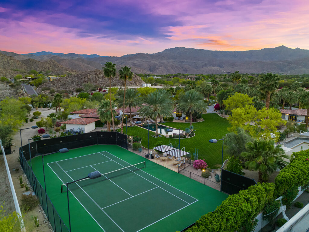 Tennis Court Bing Crosby Palm Desert Estate