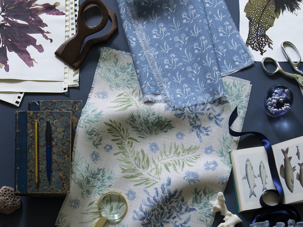 Lake August fabric and wallpaper samples