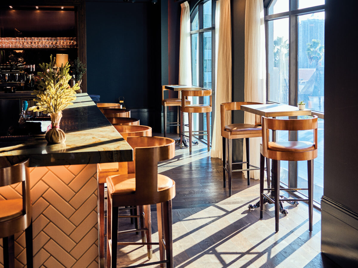 The Aster Los Angeles Member-Level Bar