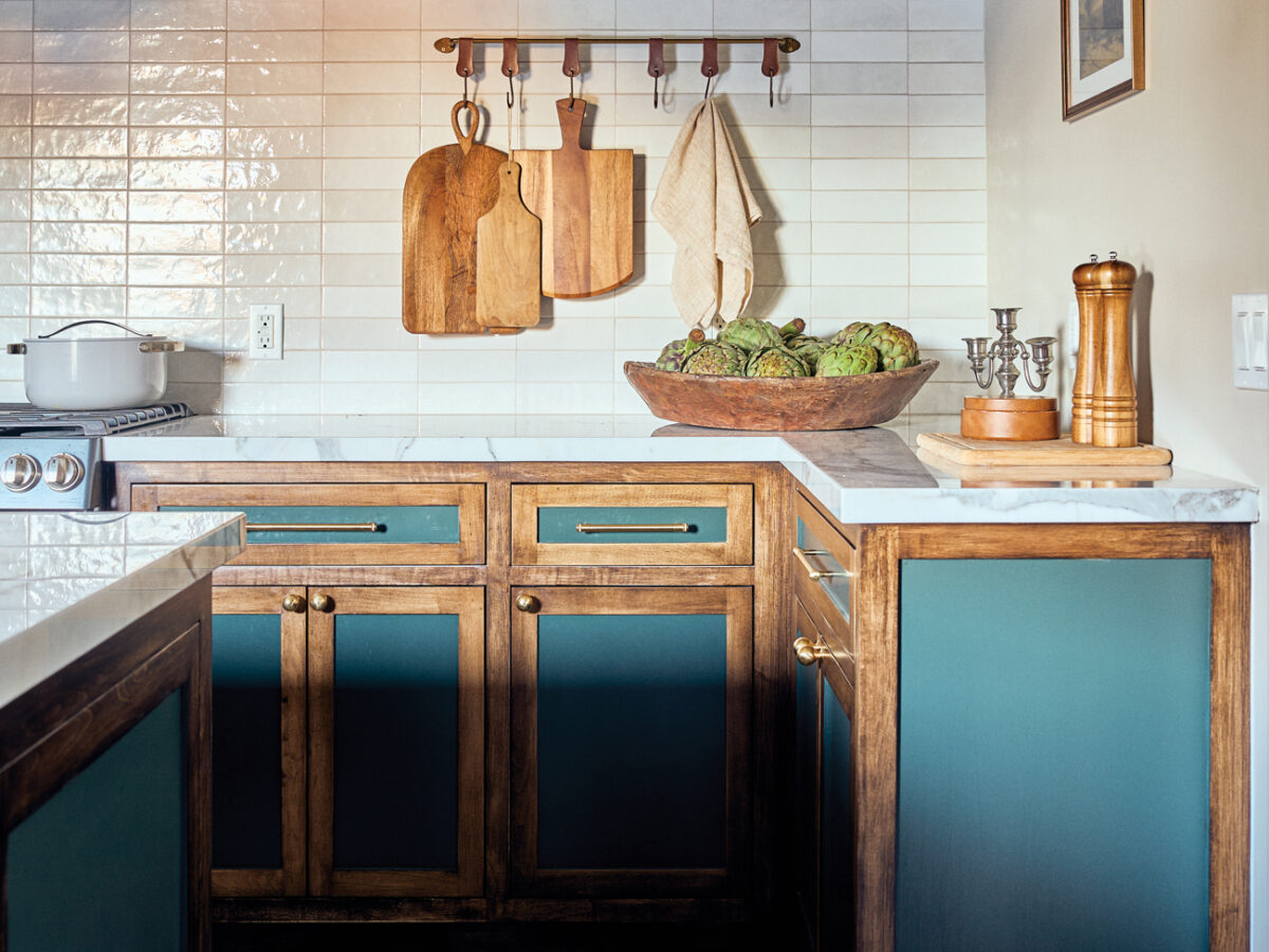 The Craft House Inn Kitchen Cabinets and Cutting Boards