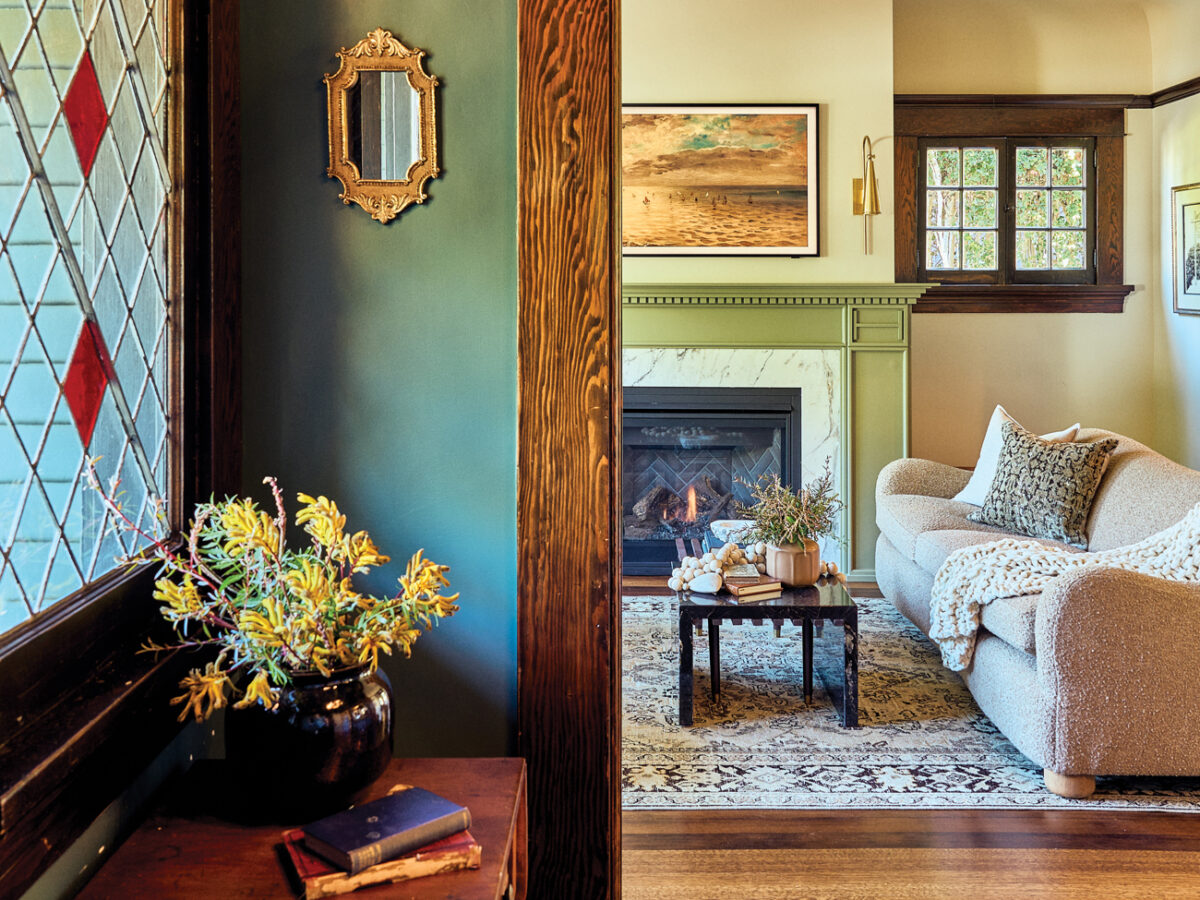 Stained Glass and Wood Moldings