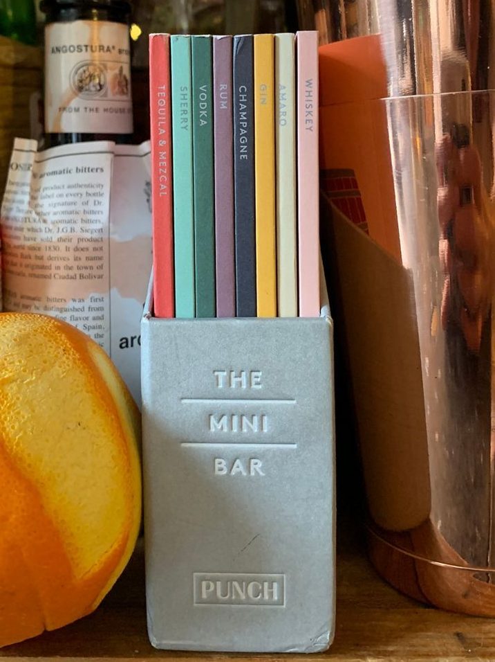 the mini bar recipe books by punch