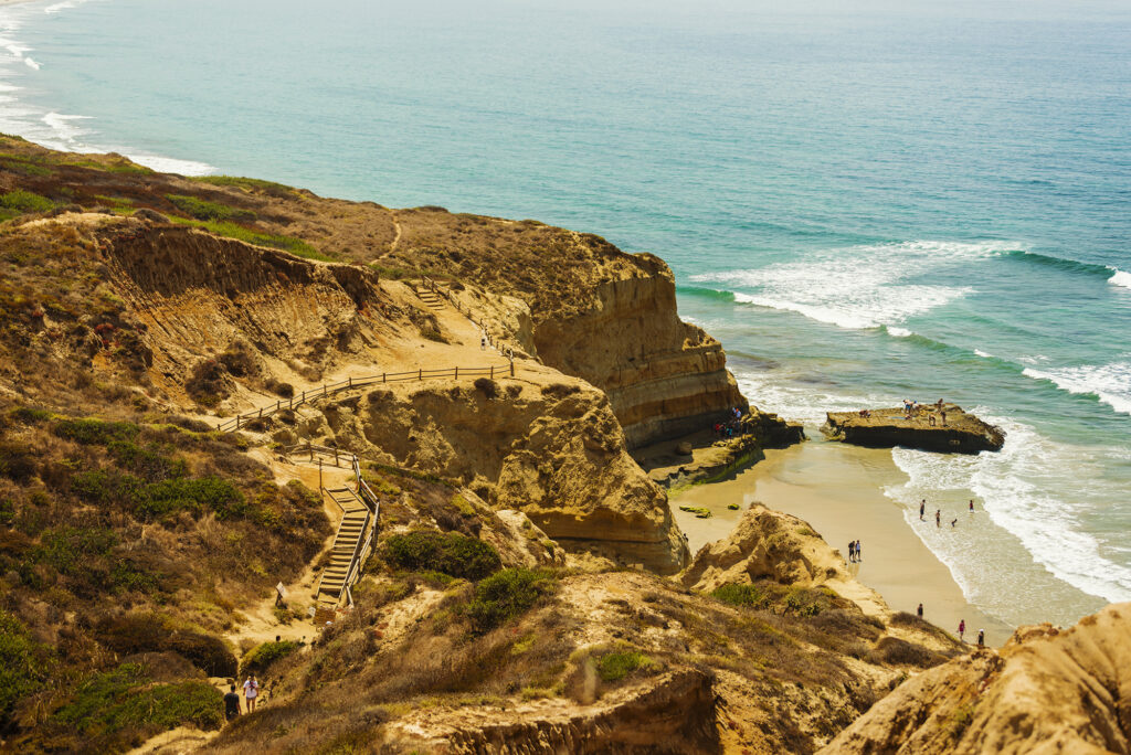 Torrey Pines State Reserve with Black's Beach, San Diego