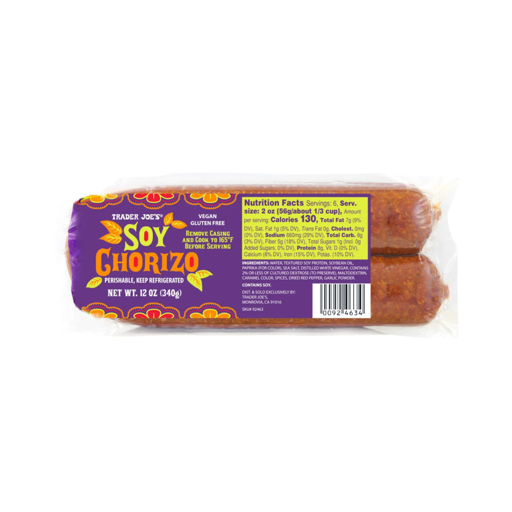 Trader Joe's Soy Chorizo