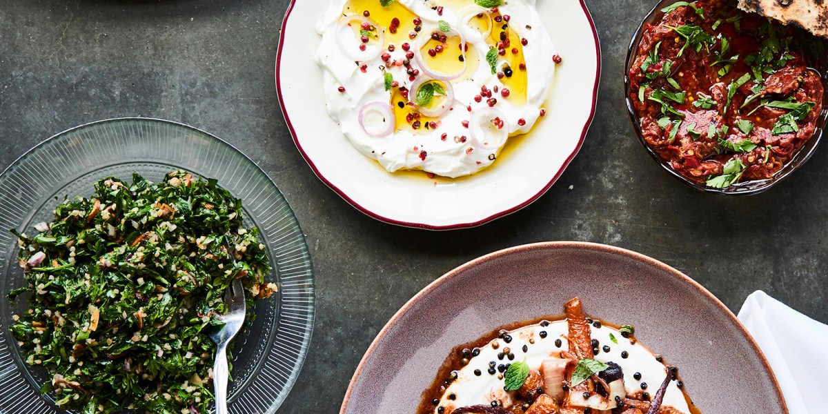 Safta Dishes Overhead Shot