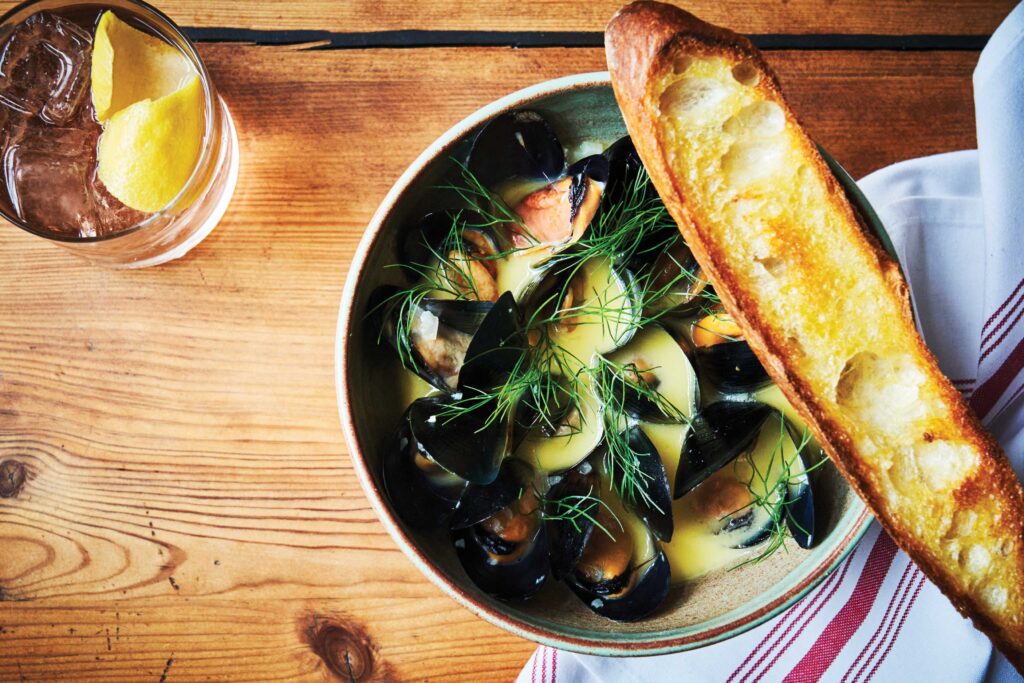 Mussels with Fennel Cream