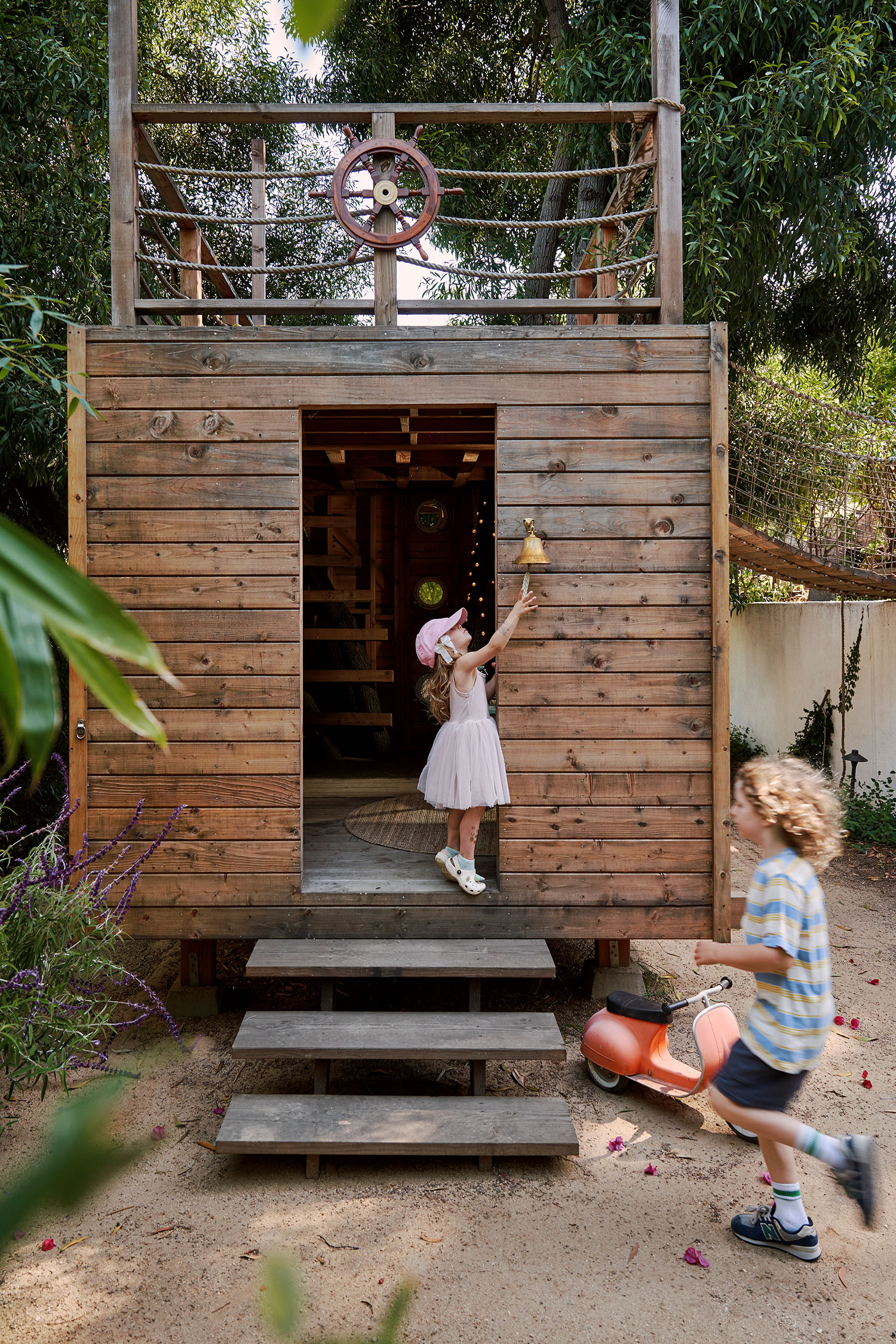 Treehouse in Emma Flanders LA Garden