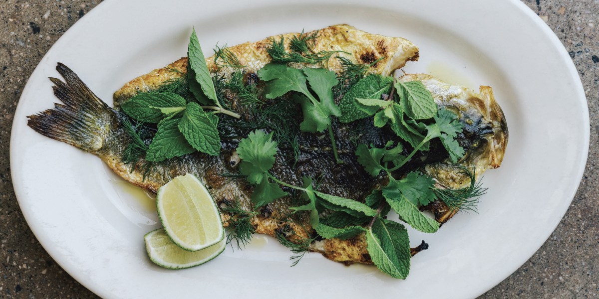Turmeric Grilled Sea Bass