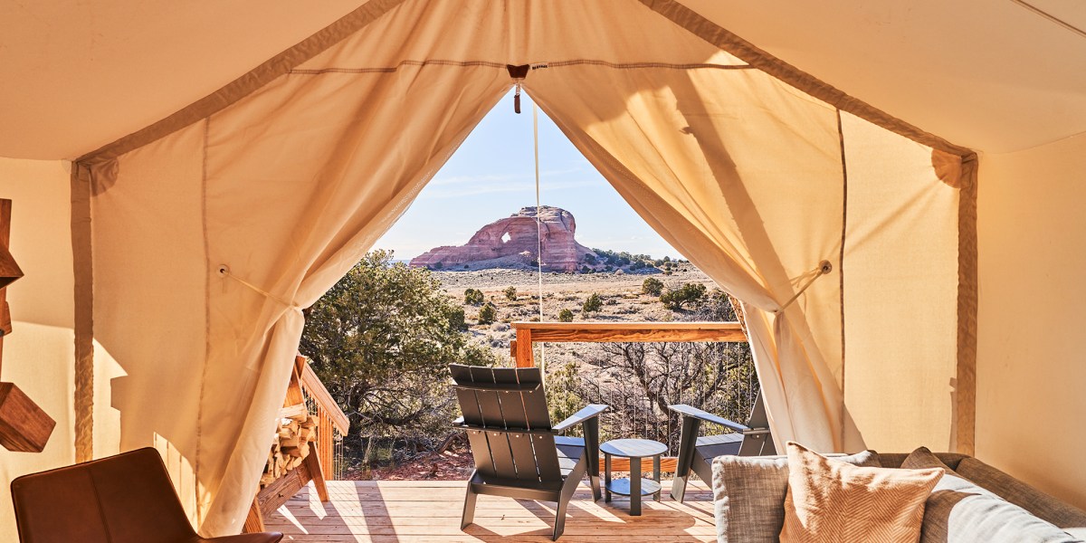 Ulum Moab Tent Interior