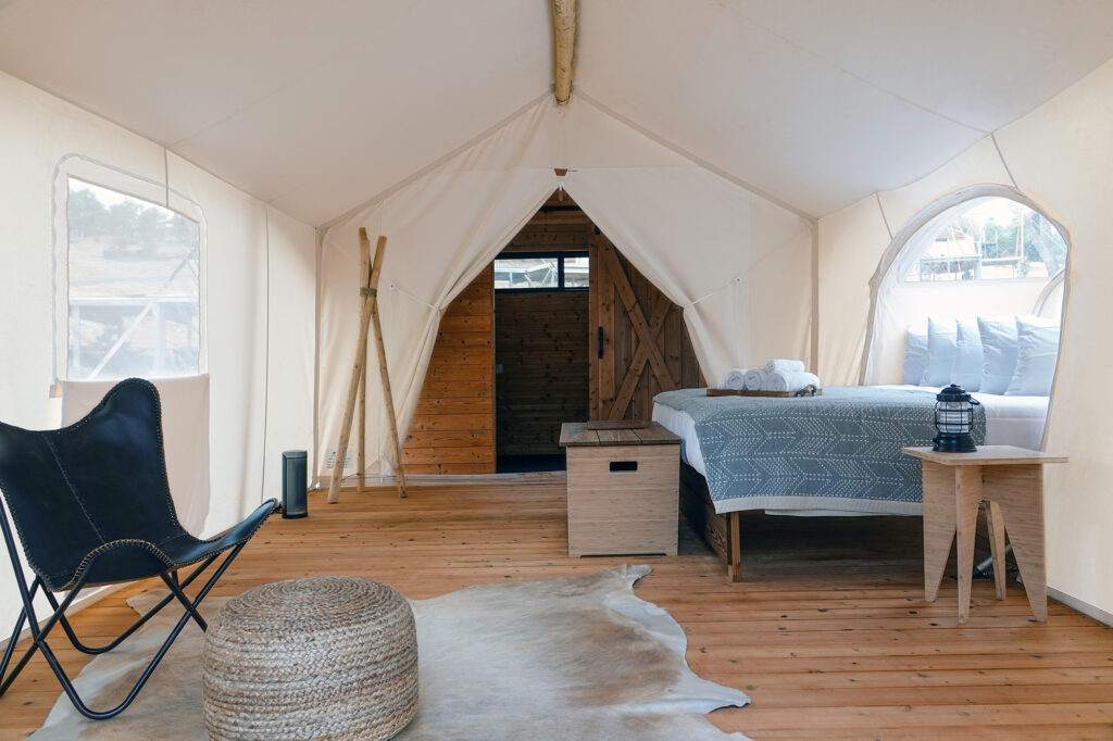 Under Canvas Yosemite Tent Interior