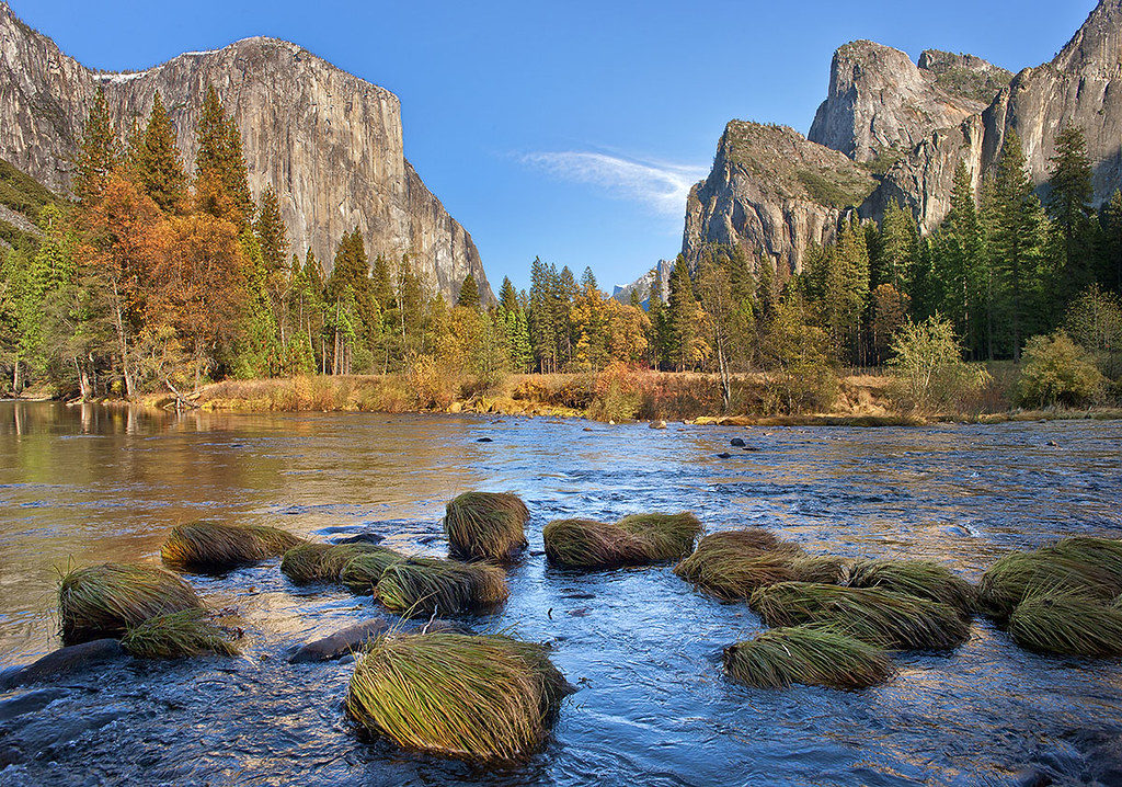 The valley at Yosemite National Park, a UNESCO World Heritage SIte