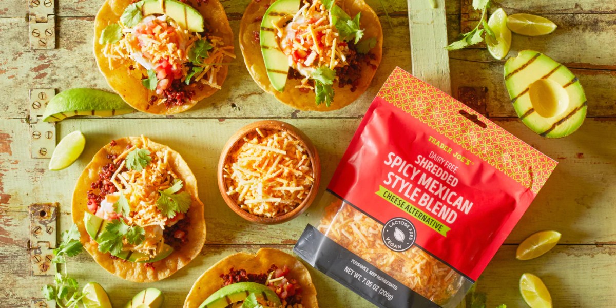 Vegan Mexican Style Cheese at Trader Joe's