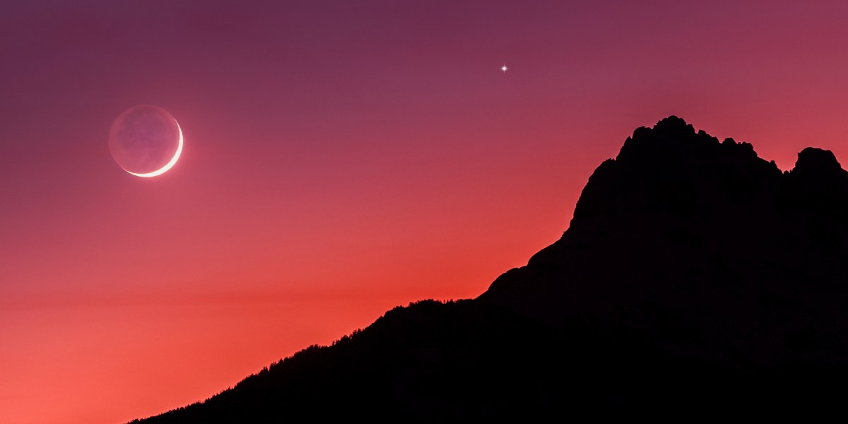 Venus and Moon Conjunction