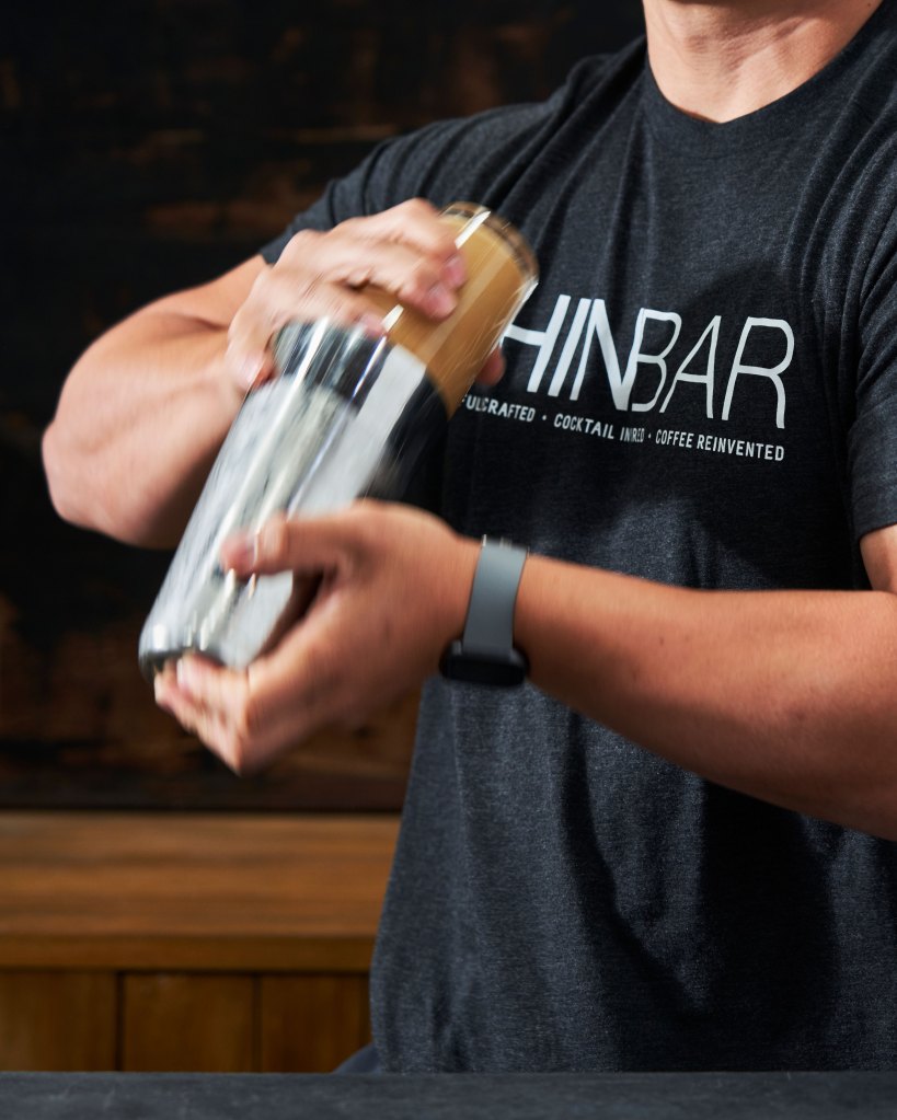 Coffee in a Cocktail Shaker