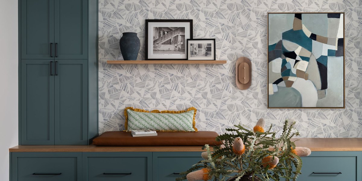 Wallpaper Built-in in Cole Valley Craftsman by Rachel Selding