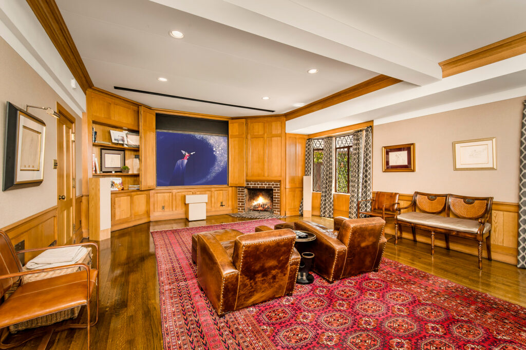 Walt Disney Los Feliz House Home Theater