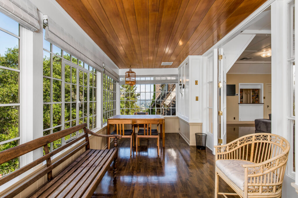 Walt Disney Los Feliz House Sunroom