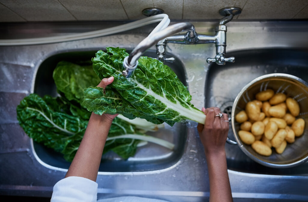 Washing Vegetables