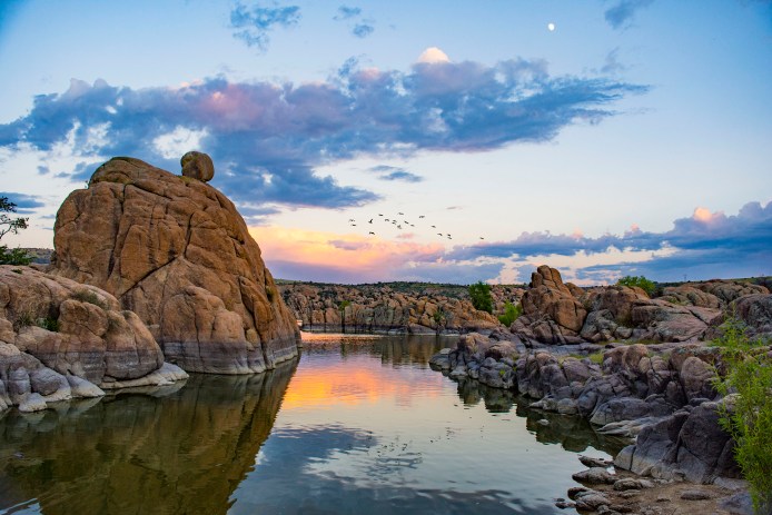 Watson Lake at Dusk